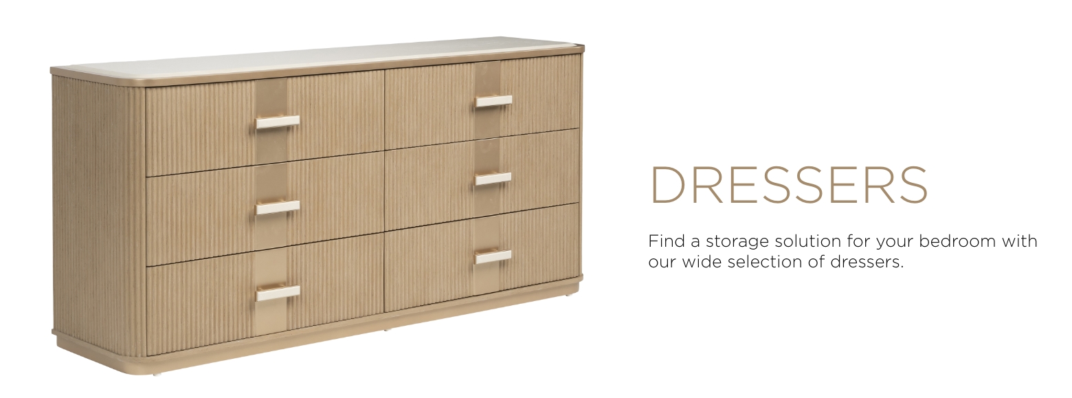 Dressers. Find a storage solution for your bedroom with our wide selection of dressers.
